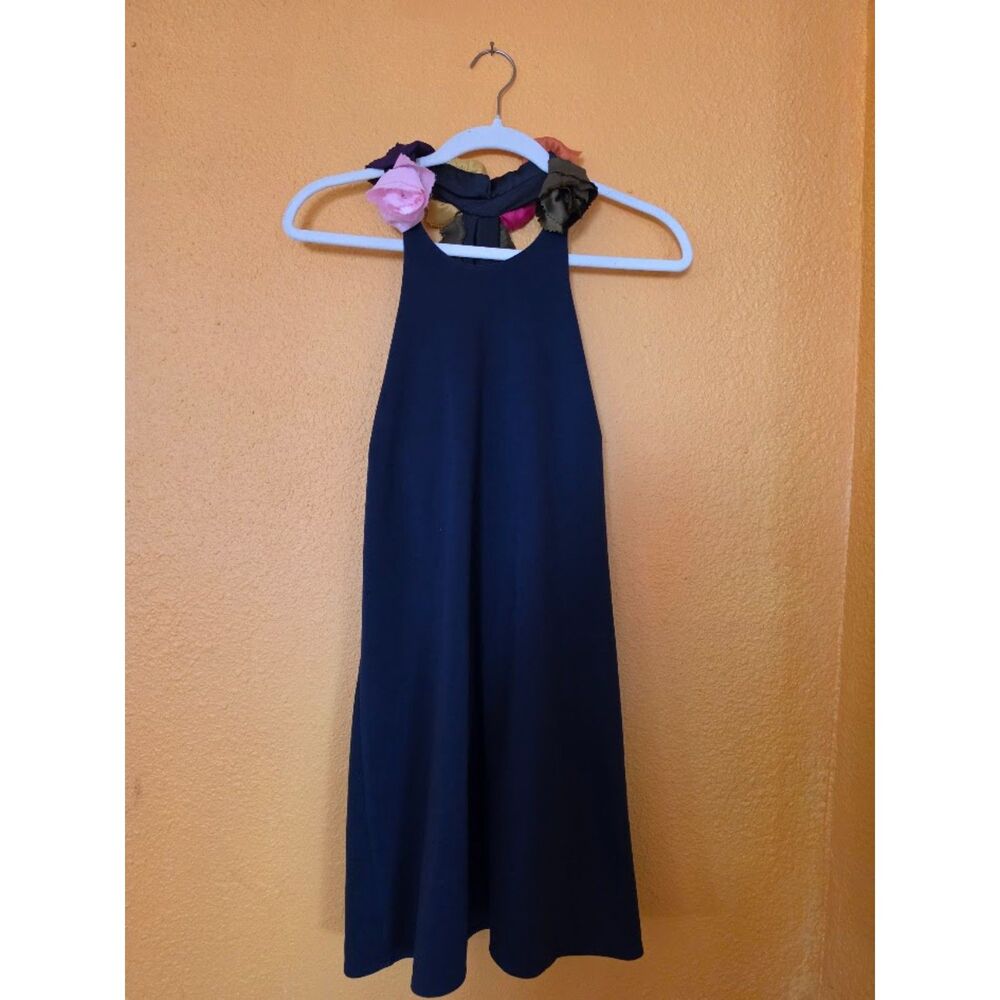 Judith March halter mini dress with flowers Size M